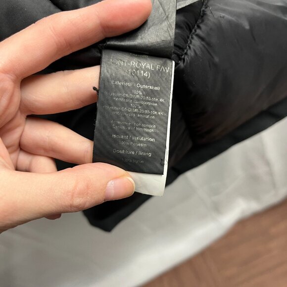 Kanuk Black insulated women's Parka jacket cinchable waist and hood Large - Picture 14 of 16